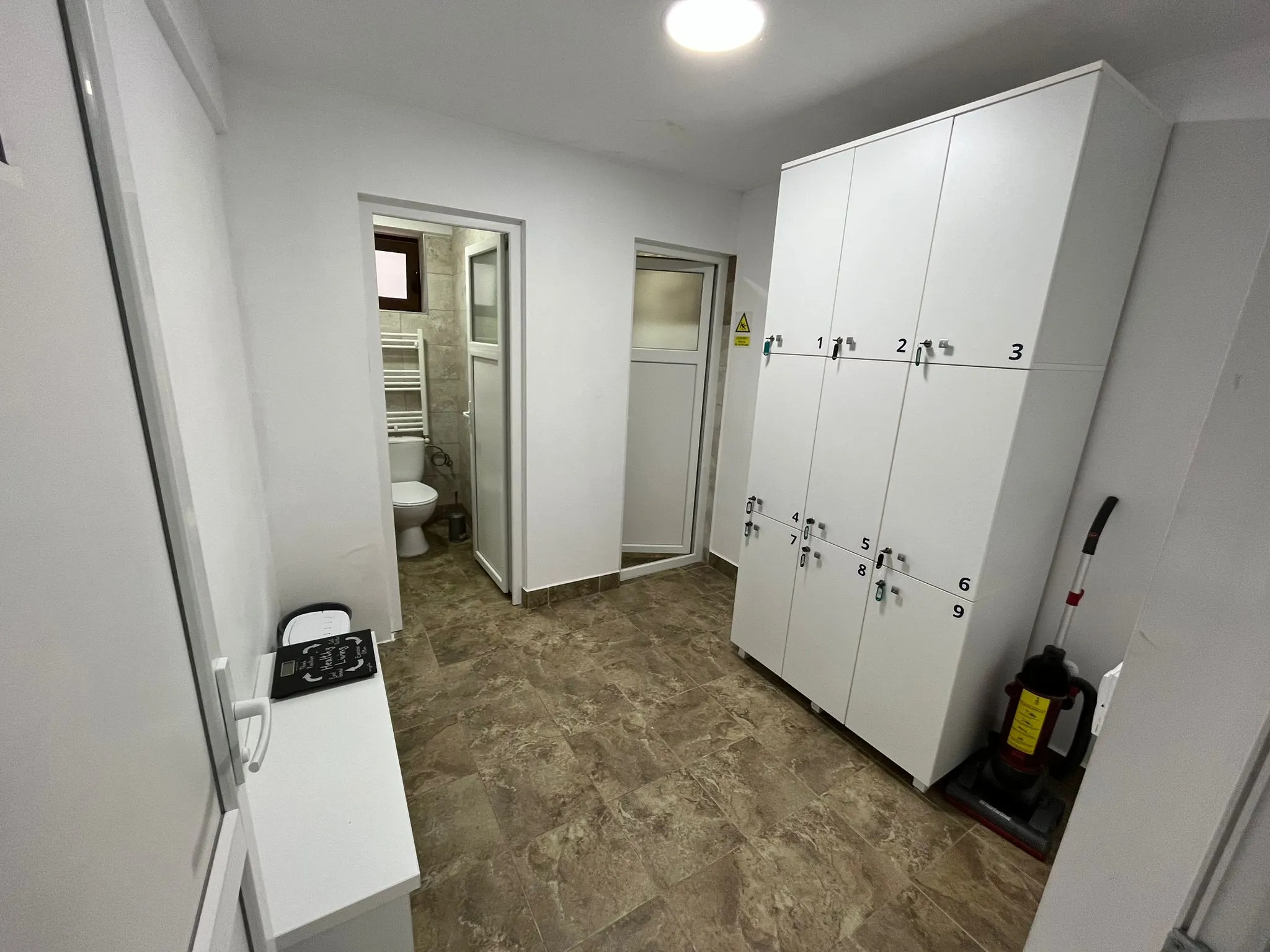 Gym interior wide shot